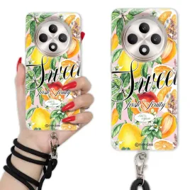etui-do-oppo-reno-12-fs-case-owoce-trend-lato-czarny-sznurek-smycz-wzor