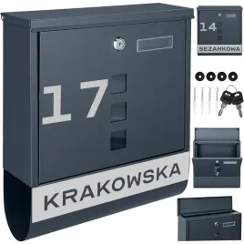 skrzynka-pocztowa-na-listy-poczte-tuba-na-gazety-antracyt-napis-adres