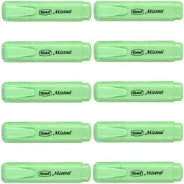 zakreslacz-biurowy-szkolny-toma-mistral-pisak-zielony-pastelowy-10-sztuk