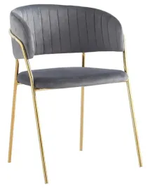 krzeslo-do-jadalni-kuchni-zloto-glamour-szare-welurowe-pikowane