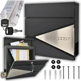 skrzynka-pocztowa-na-listy-ulotki-gazety-listowa-stalowa-2x-kluczyk-steel