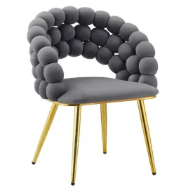 krzeslo-loft-szare-welurowe-bubble-czarne-nozki-stelaz-homla