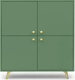 komoda-savana-4d-100-cm-butelkowa-zielen