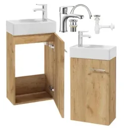szafka-lazienkowa-z-umywalka-bateria-i-polsyfonem-40-wiszaca-dab-craft