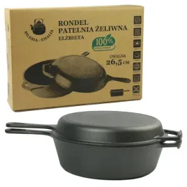 patelnia-okragla-zeliwna-tradycyjna-2w1-rondel-indukcja-silesia-emalia