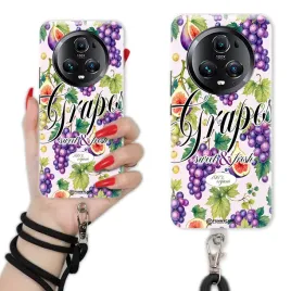 etui-do-huawei-honor-magic-5-pro-case-owoce-trend-lato-czarny-sznurek-wz