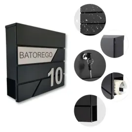 skrzynka-pocztowa-na-listy-z-adresem-numer-domu-wzory-duza-czarna-ral-9005