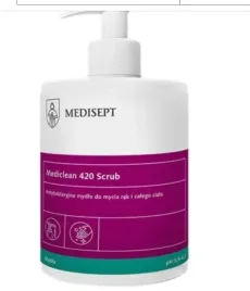 mediclean-420-scrub-500-ml-antybakteryjne-mydlo-w-plynie-do-mycia-rak-i