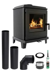 piec-wolnostojacy-zeliwny-koza-k11-zestaw-rur-do-rekuperacji-z-dolotem