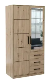 szafa-2-drzwiowa-kos-2d-100-cm-dab-artisan-lustro
