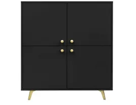 komoda-savana-4d-100-cm-czarny-mat