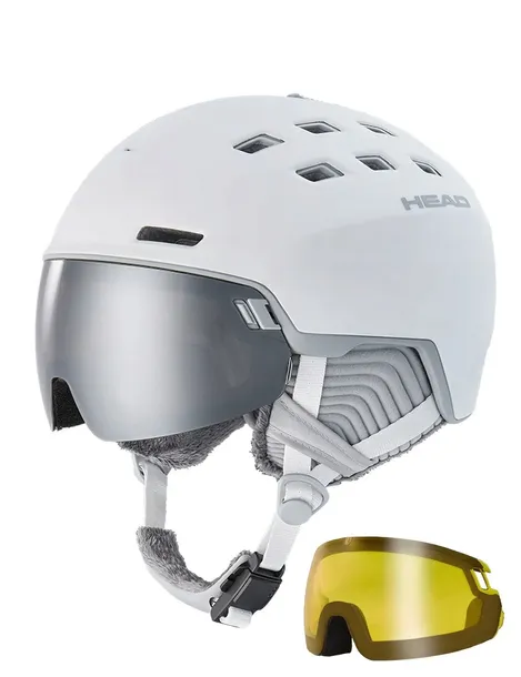 Kask narciarski damski z szybą HEAD RACHEL 5K + szyba w zestawie M/L