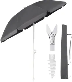 parasol-plazowy-ogrodowy-wkretka-szary-160-cm