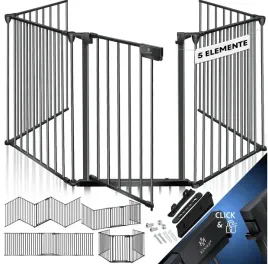 barierka-drzwiczki-oslona-kominka-drzwi-schody-kesser-czarna