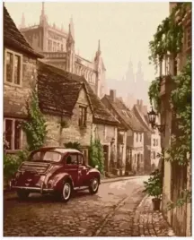 malowanie-po-numerach-auto-ulica-50x40-cm-rama