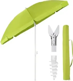 parasol-plazowy-ogrodowy-hak-zielony-160-cm