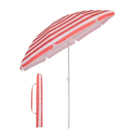 parasol-klasyczny-czerwone-paski-tarasowy-plazowy-retro-pokrowiec-160-cm