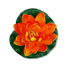 lilia-wodna-plywajaca-plastikowa-do-oczka-stawu-srednia-pomaranczowa-17-cm