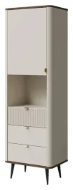 elegancki-waski-regal-z-szufladami-marly-04-czarne-nozki-ryflowany-front