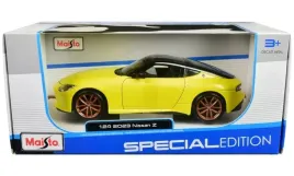 samochody-maisto-32904-nissan-z-2023-zolty