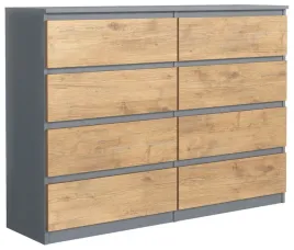 komoda-8szuflad-120cm-antracyt-front-dab-lancelot-szafka-do-sypialni-salonu