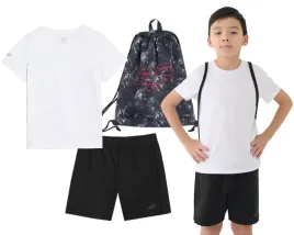 stroj-sportowy-chlopiecy-4f-na-wf-trening-m085-t-shirt-spodenki-134-140