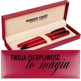 zestaw-pismienniczy-czerwony-prezent-dla-nauczyciela-twoja-cierpliwosc