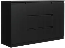 duza-komoda-czrana-120cm-2-drzwi-3-szuflady