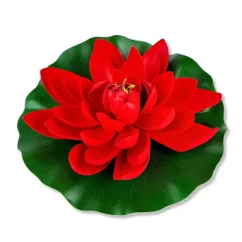 lilia-wodna-plywajaca-plastikowa-do-oczka-stawu-czerwona-duza-30-cm
