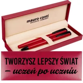 zestaw-pismienniczy-czerwony-dlugopis-prezent-dla-nauczyciela-lepszy-swiat
