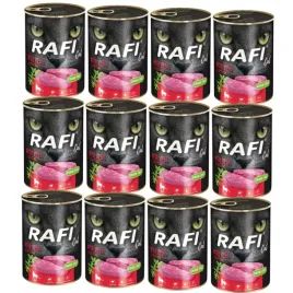 karma-mokra-dla-kota-rafi-z-cielecina-400g-12szt