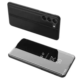 clear-view-case-etui-do-samsung-galaxy-s23-pokrowiec-z-klapka-czarne
