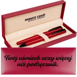 zestaw-pismienniczy-czerwony-prezent-dla-nauczyciela-twoj-usmiech-uczy