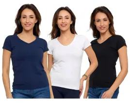 moraj-koszulka-damska-t-shirt-bawelna-krotki-rekaw-3-sztuki-mix-kolorow-s