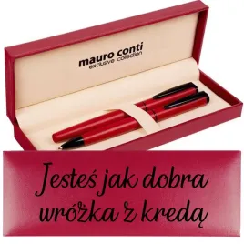 zestaw-pismienniczy-czerwony-dlugopis-prezent-dla-nauczyciela-dobra-wrozka