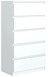 komoda-5-szuflad-biala