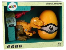 zestaw-dinozaur-tyranozaur-rex-z-jajkiem-diy-srubokret-pomaranczowy