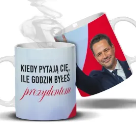 kubek-trzaskowski-polityka-ile-godzin-byles-prezydentem-prezent-wybory