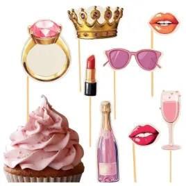 wieczor-panienski-topper-na-tort-toper-mix-wzorow-8szt-do-muffinek-party