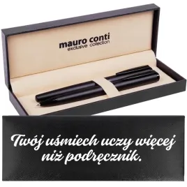 zestaw-pismienniczy-czarny-prezent-dla-nauczyciela-twoj-usmiech-uczy-wiecej