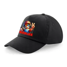 czapka-roblox-z-daszkiem-dziecieca-bejsbolowka-z-nadrukiem-czarna