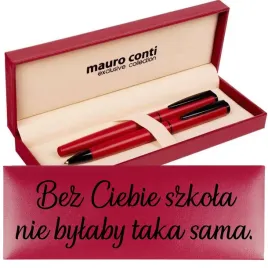zestaw-pismienniczy-czerwony-prezent-dla-nauczyciela-bez-ciebie-szkola