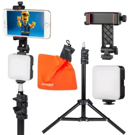 statyw-oswietleniowy-100cm-lampa-led-uchwyt-na-smartfon-sciereczka