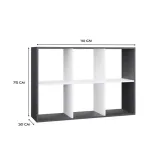regal-malax-2x3-antracyt-bialy-glebokosc-mebla-30-cm