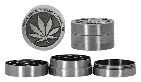 Młynek Grinder Crusher metalowy 3 cz Leaf Jamaica