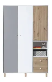 szafa-dziecieca-120-cm-polki-szuflady-drazek-na-wieszaki