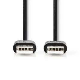 nedis-ccgt60000bk30-kabel-usb-usb-2-0-3-m-usb-a-czarny