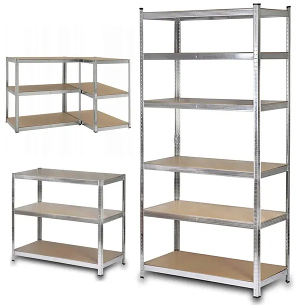 Metalowy Regał Magazynowy 3w1 220x110x50cm 6x175kg