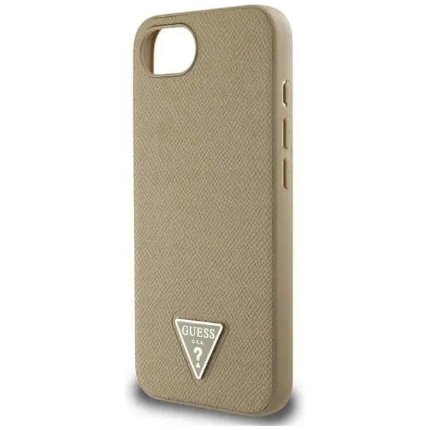 guess-grained-triangle-magsafe-etui-do-iphone-16e-brazowy-guess-material-tworzywo-sztuczne