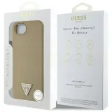 guess-grained-triangle-magsafe-etui-do-iphone-16e-brazowy-guess-zalaczone-wyposazenie-szklo-hartowane-szmatka-do-czyszczenia
